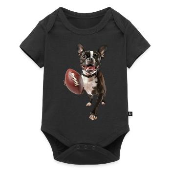 Boston Terrier - Body à manches courtes Premium Bébé - noir - Devant