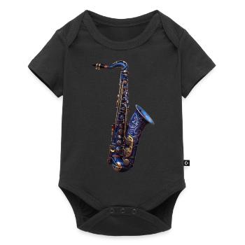 Saxophone - Body à manches courtes Premium Bébé - noir - Devant