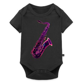 Saxophone - Body à manches courtes Premium Bébé - noir - Devant