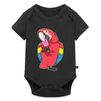 Popsicles perroquets - Body à manches courtes Premium Bébé - noir - Devant