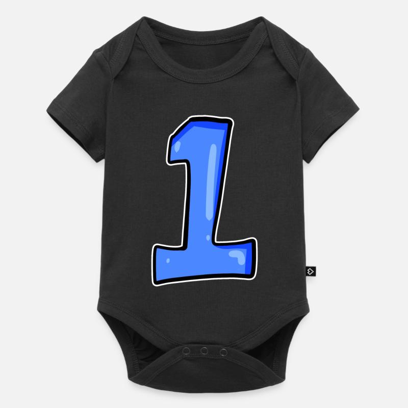 1 - Baby Premium short-sleeve bodysuit - black