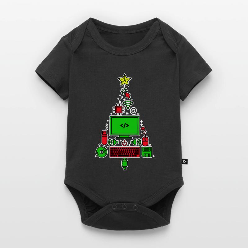 Développeur de scripts de débogage de code Computer Geek Body à manches courtes Premium Bébé
