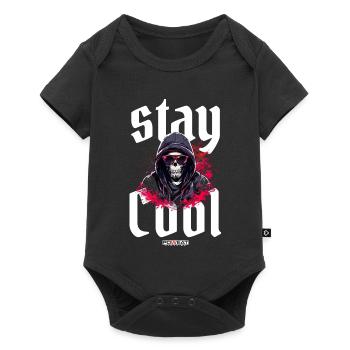 stay Cool - Baby Premium Kurzarmbody - Schwarz - Vorne