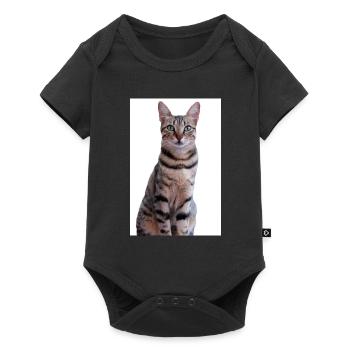 Cat Kitten - Baby Premium short-sleeve bodysuit - black - Front
