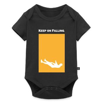 Continuez à tomber - Body à manches courtes Premium Bébé - noir - Devant