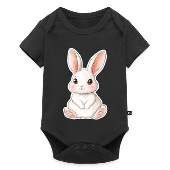 Hare - Baby Premium short-sleeve bodysuit - black - Front