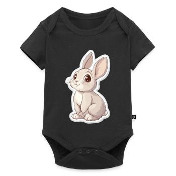 Hare - Baby Premium short-sleeve bodysuit - black - Front