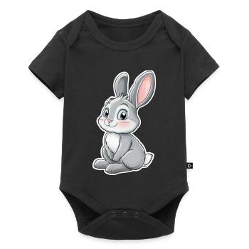 Hare - Baby Premium short-sleeve bodysuit - black - Front