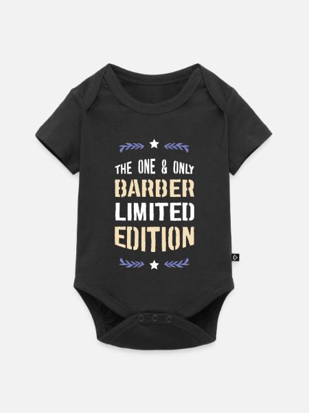 BARBER Limited Edition - Baby Premium Kurzarmbody - Schwarz