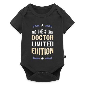 Single Doctor Édition Limitée - Body à manches courtes Premium Bébé - noir - Devant