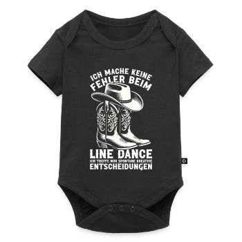 Line Dancing Cowboy Line Dancer Line Dance - Baby Premium short-sleeve bodysuit - black - Front