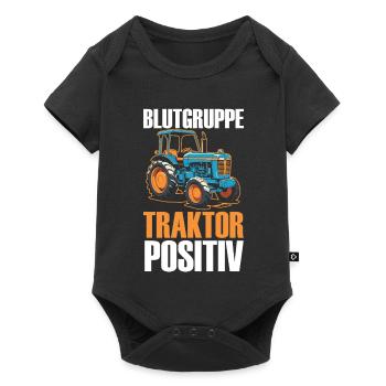 Agriculteur Agriculteur Agriculteur Tracteur Agricole - Body à manches courtes Premium Bébé - noir - Devant