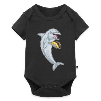 Dolphin Taco - Baby Premium short-sleeve bodysuit - black - Front