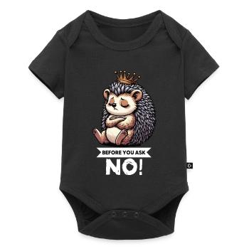 Before You Ask Hedgehog Hedgehog Lover Hedgehog Stinger - Baby Premium short-sleeve bodysuit - black - Front