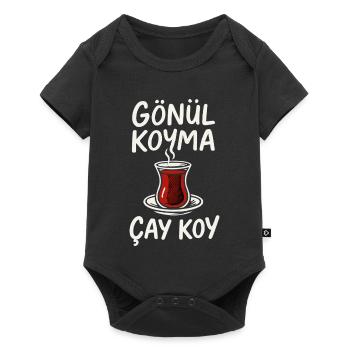 Gönül Koyma Cay Koy Türkisch Türkei - Baby Premium Kurzarmbody - Schwarz - Vorne