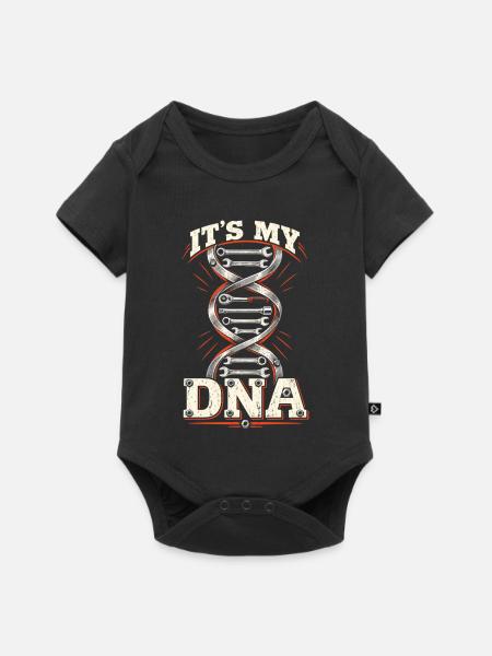 Mechaniker DNA – It's My DNA Werkzeug - Baby Premium Kurzarmbody - Schwarz