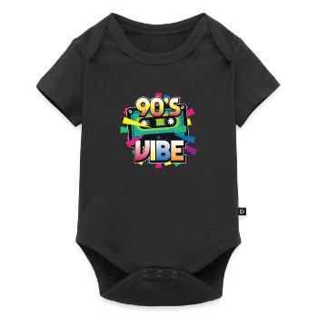 Années 90 - Body à manches courtes Premium Bébé - noir - Devant