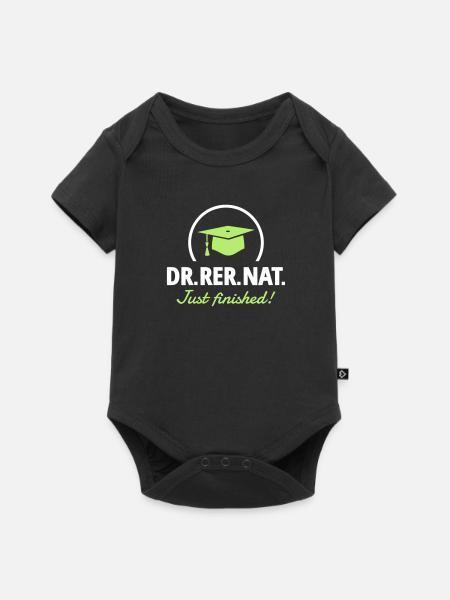 Doktor - Baby Premium Kurzarmbody - Schwarz