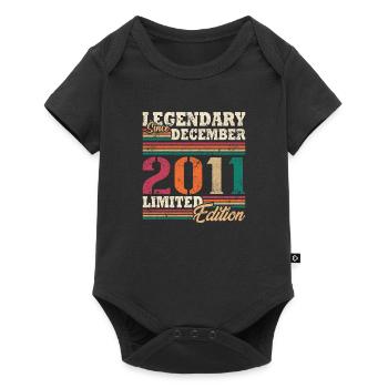 Légendaire Décembre 2011 édition limitée - Body à manches courtes Premium Bébé - noir - Devant