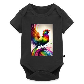 Pride Bird CSD LGBT LGBTQ LGBTQ+ Gay Pride - Body à manches courtes Premium Bébé - noir - Devant