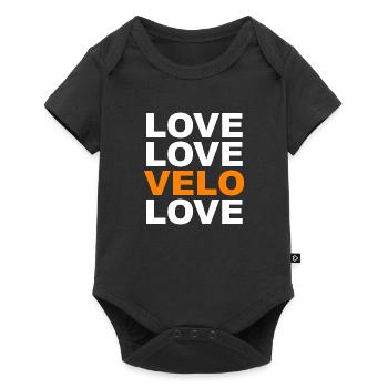 Cadeau vélo roue vélo vélo vélo - Body à manches courtes Premium Bébé - noir - Devant