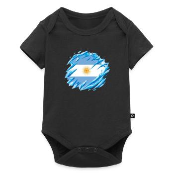 Argentina Flag South America Argentine Flag - Baby Premium short-sleeve bodysuit - black - Front