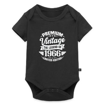 Vintage 1966 Édition Limitée - Body à manches courtes Premium Bébé - noir - Devant