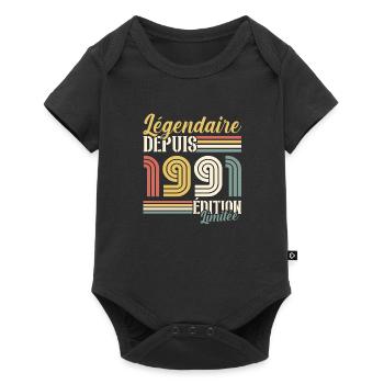 Légendaire Depuis 1991 - Body à manches courtes Premium Bébé - noir - Devant