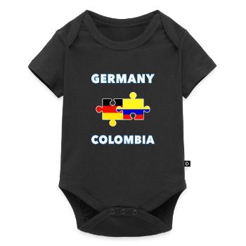 Puzzle Allemand Colombien - Body à manches courtes Premium Bébé - noir - Devant