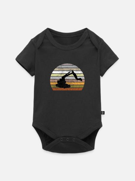 bagger shirt - Baby Premium Kurzarmbody - Schwarz
