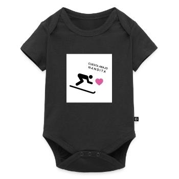 Cuesta abajo -Nandita - Body à manches courtes Premium Bébé - noir - Devant