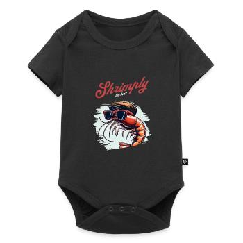 Crevettes, le meilleur jeu de mots - Body à manches courtes Premium Bébé - noir - Devant