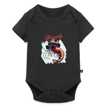 Crevettes, le meilleur jeu de mots - Body à manches courtes Premium Bébé - noir - Devant