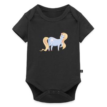 pony - Baby Premium short-sleeve bodysuit - black - Front