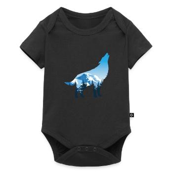Awesome Wolf Tee For Werewolf Fan Tee "Werewolf" - Baby Premium short-sleeve bodysuit - black - Front