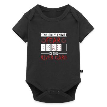 The Only Thing Fear Is The River Card Tshirt - Baby Premium short-sleeve bodysuit - black - Front