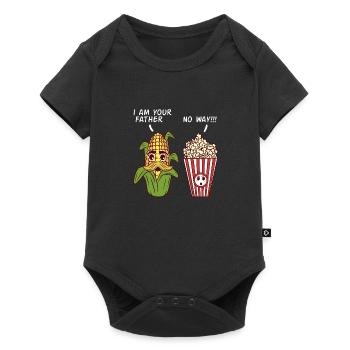 Vegan Farm Vegetable Yellow Cooking Collection - Baby Premium short-sleeve bodysuit - black - Front