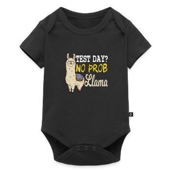 Journée de test? No Prob Llama Shirt With A Cute - Body à manches courtes Premium Bébé - noir - Devant