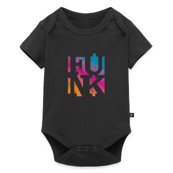 Musique funky - Body à manches courtes Premium Bébé - noir - Devant