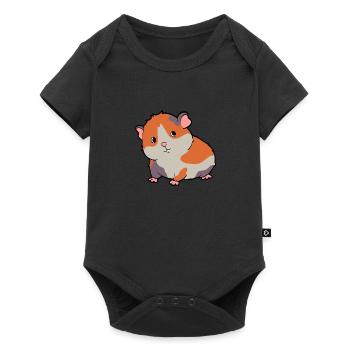 Cute Guinea Pig Shirt For Animal Lovers T-shirt - Baby Premium Kurzarmbody - Schwarz - Vorne