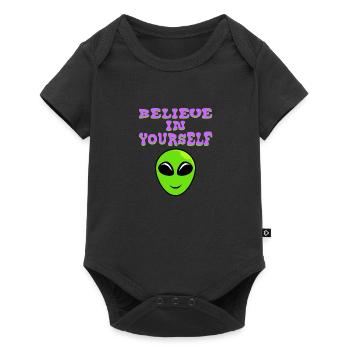 Croyez en vous-même Conception de T-shirt de - Body à manches courtes Premium Bébé - noir - Devant