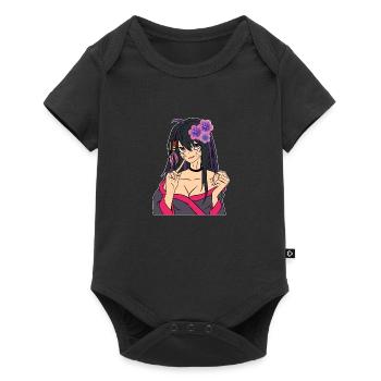 Anime Lover Shirt For Kawaii Fans "Senpai' - Baby Premium short-sleeve bodysuit - black - Front
