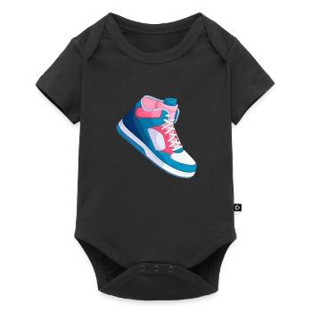 Trans Pride Shoes - Baby Premium short-sleeve bodysuit - black - Front
