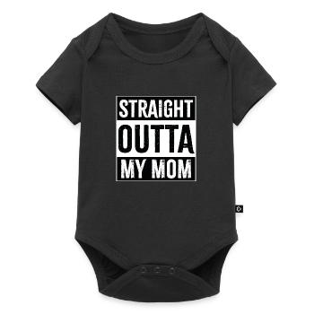 Tout droit sorti de ma mère - Body à manches courtes Premium Bébé - noir - Devant