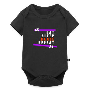 Tanzen Shirt • Tänzer HipHop • Geschenk - Baby Premium Kurzarmbody - Schwarz - Vorne