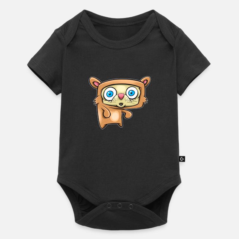 Animal drôle - Body à manches courtes Premium Bébé - noir
