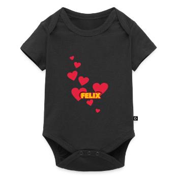 J’adore Félix - Body à manches courtes Premium Bébé - noir - Devant