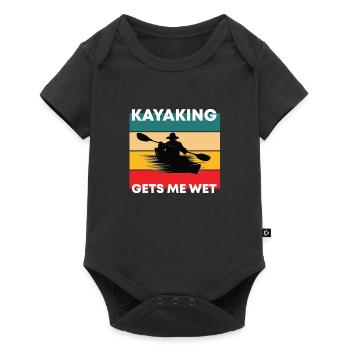 Sports nautiques en kayak - Body à manches courtes Premium Bébé - noir - Devant