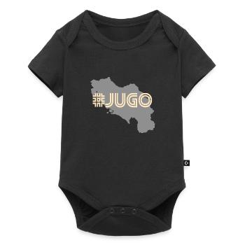 Balkan Yugoslavia Nostalgie Geschenkidee - Baby Premium Kurzarmbody - Schwarz - Vorne