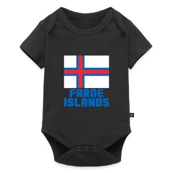 Îles Féroé - Body à manches courtes Premium Bébé - noir - Devant